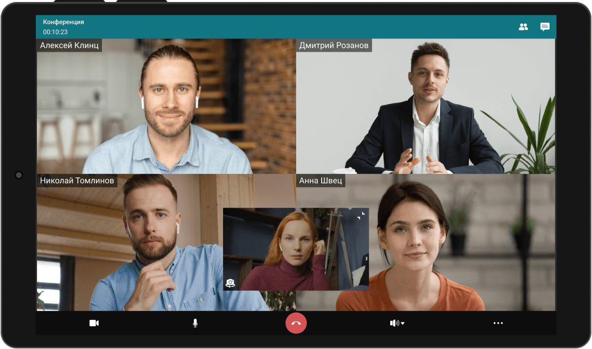 Видеозвонки и конференции на Android