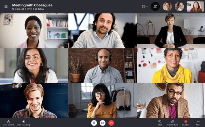 Skype платформа для групповых видеочатов
