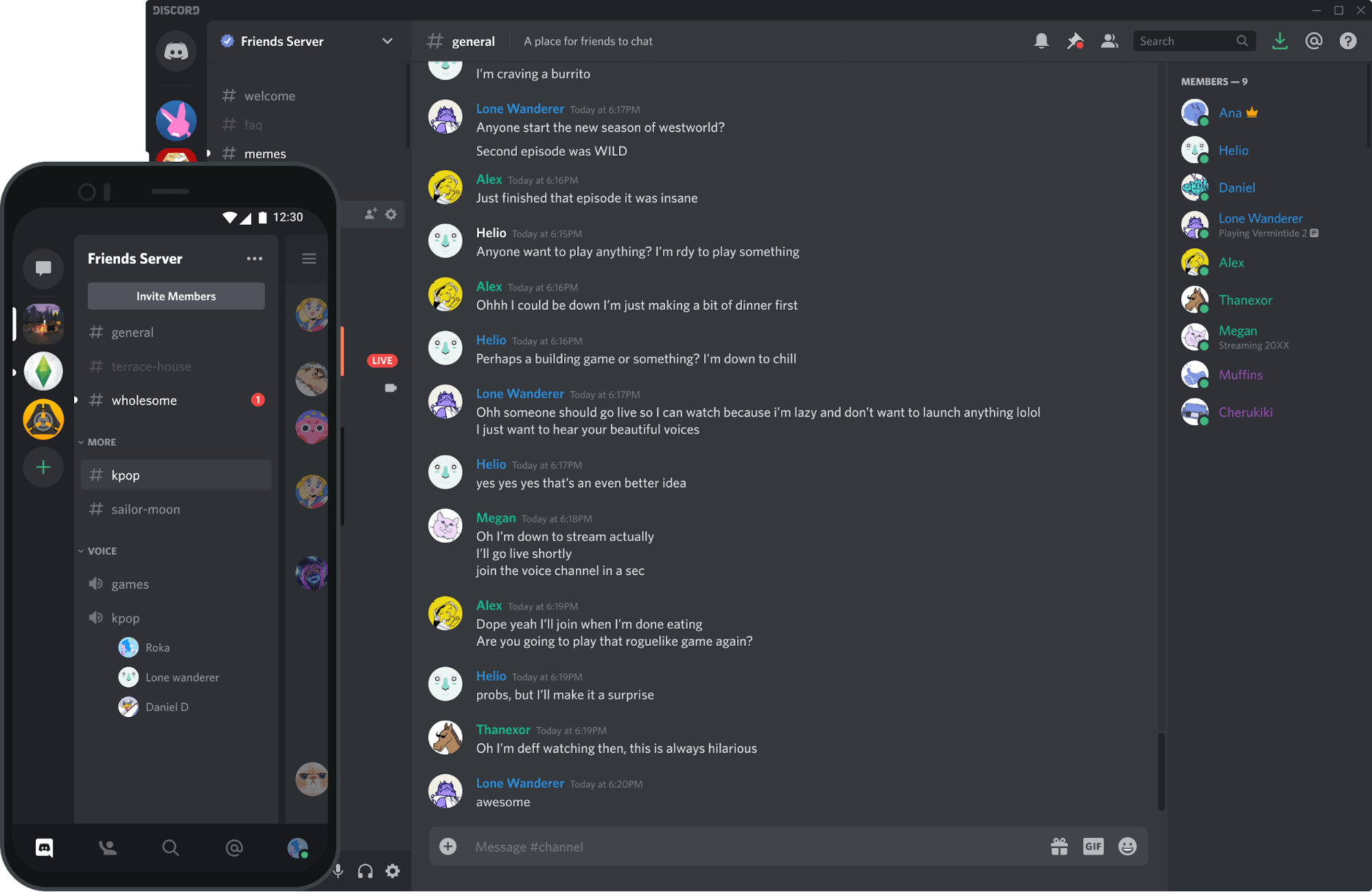 Корпоративный мессенджер Discord