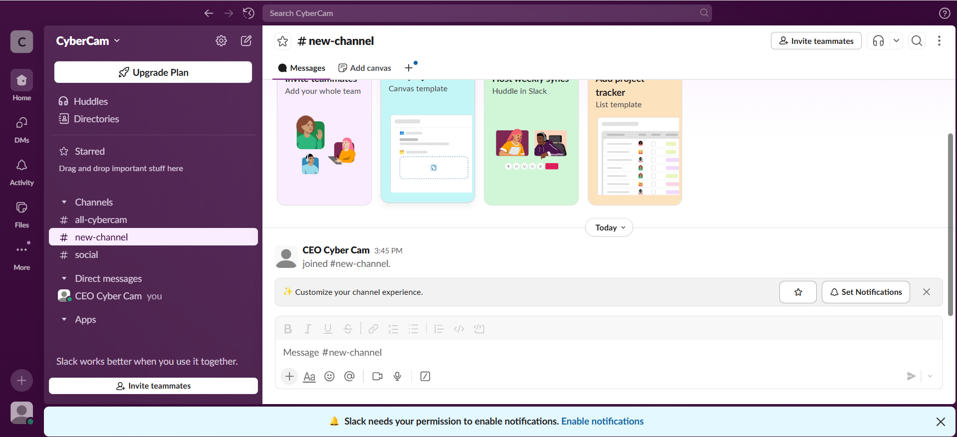Slack — обзор функций 2 Каналы Slack