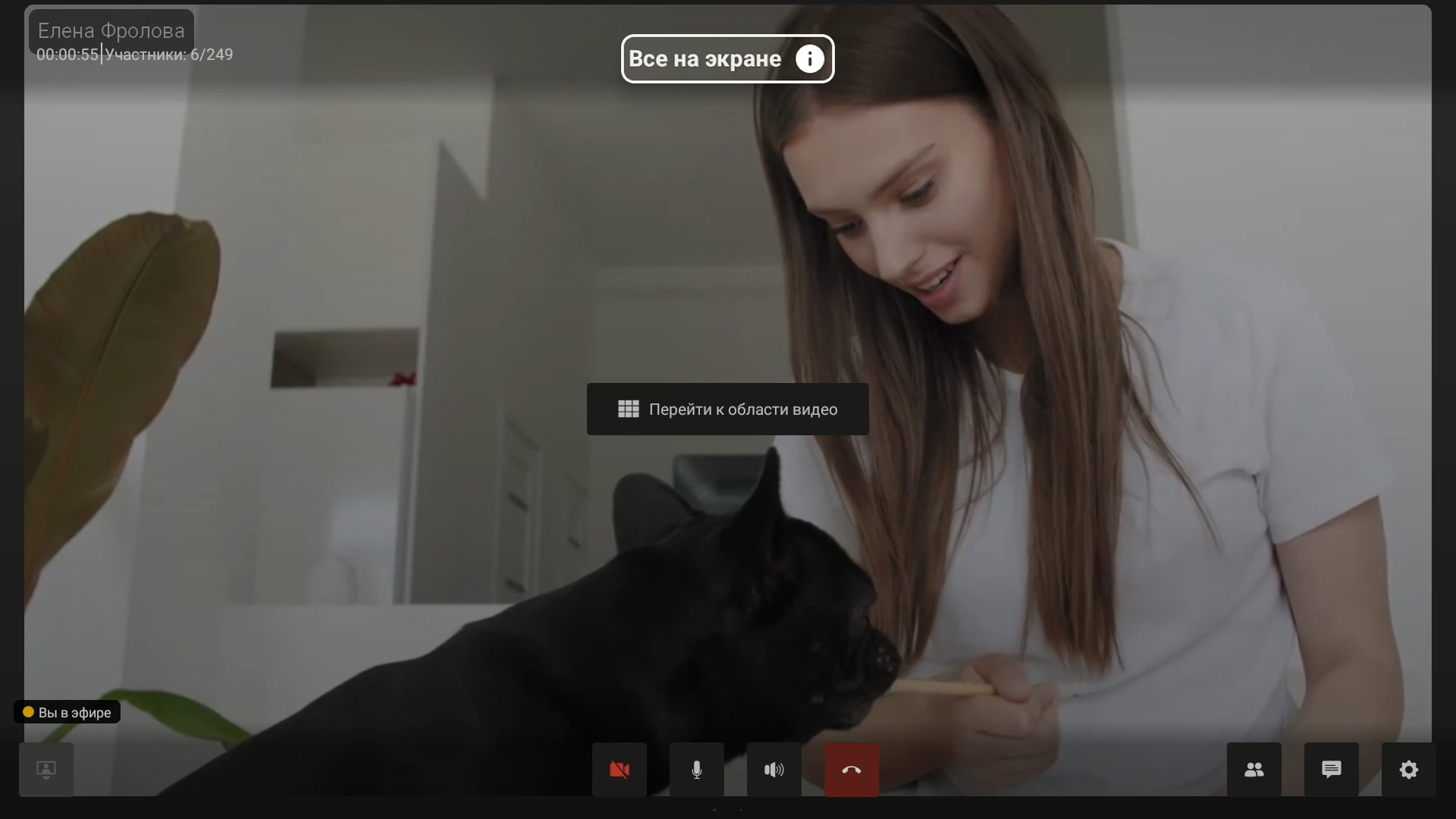 TrueConf для Android TV 3.2: тональный набор, удобное управление конференциями и обновлённый интерфейс 3 TrueConf для Android TV 3.2: тональный набор, удобное управление конференциями и обновлённый интерфейс 3