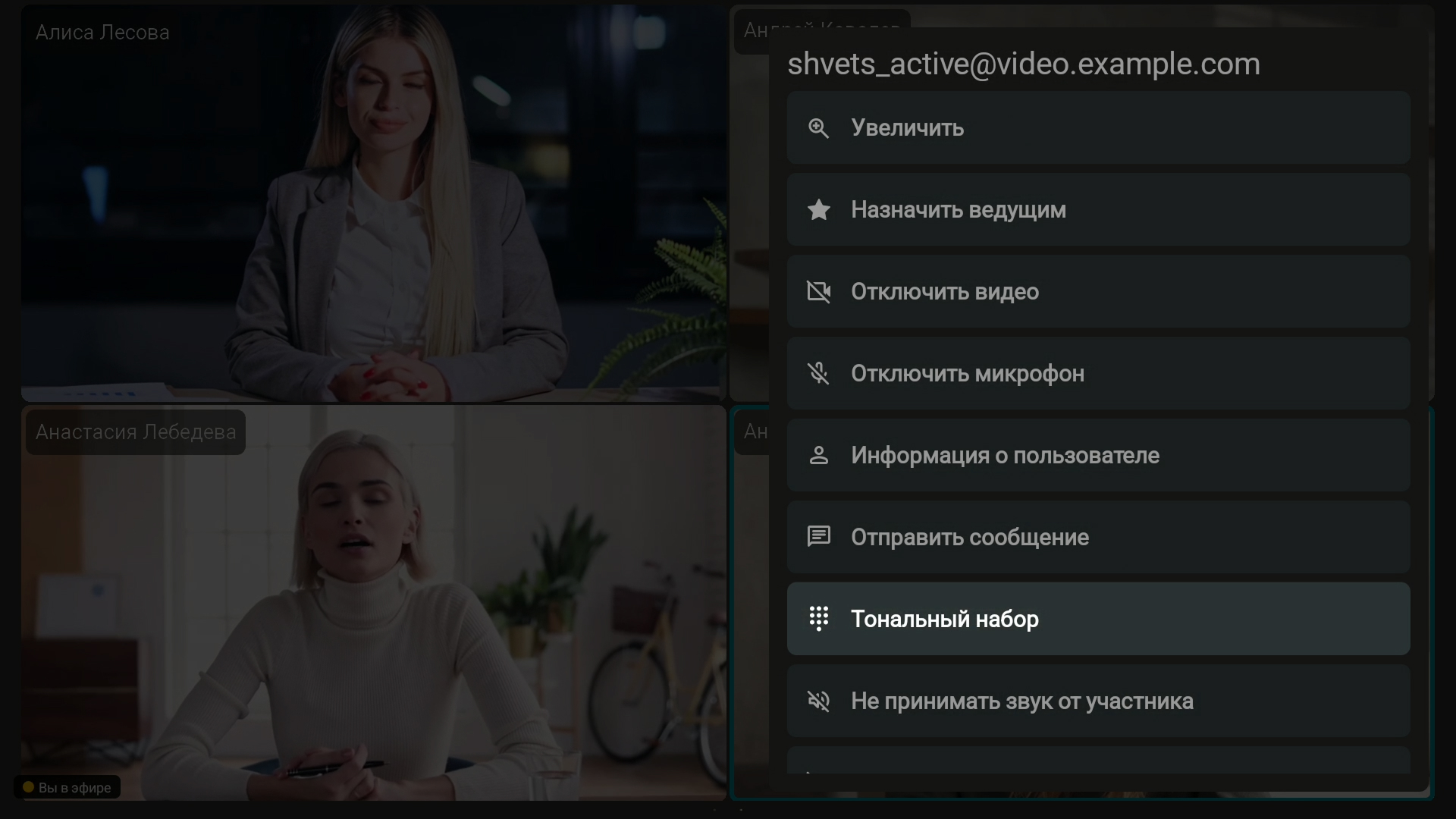 TrueConf для Android TV 3.2: тональный набор, удобное управление конференциями и обновлённый интерфейс 6 TrueConf для Android TV 3.2: тональный набор, удобное управление конференциями и обновлённый интерфейс 6