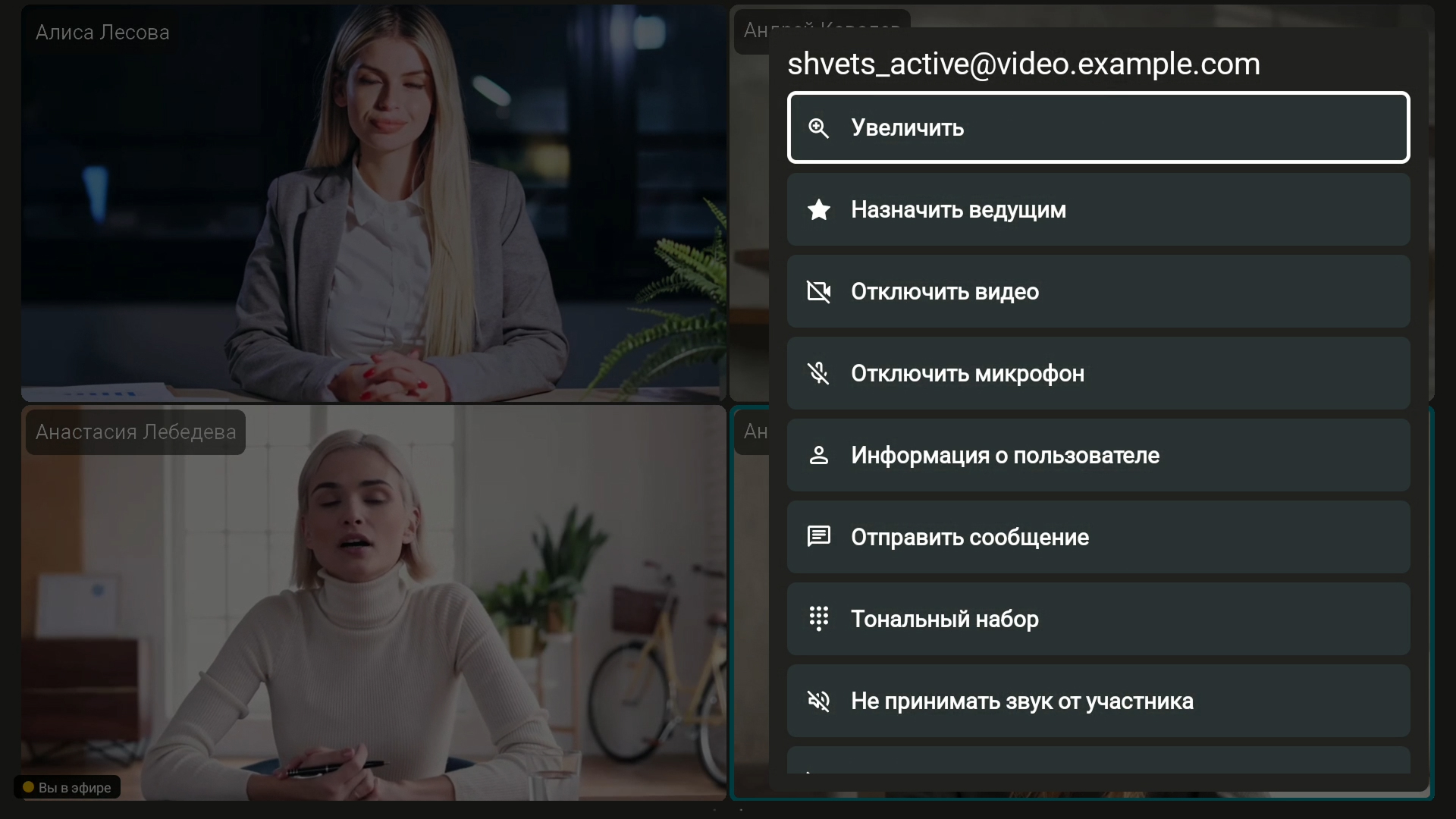 TrueConf для Android TV 3.2: тональный набор, удобное управление конференциями и обновлённый интерфейс 5 TrueConf для Android TV 3.2: тональный набор, удобное управление конференциями и обновлённый интерфейс 5