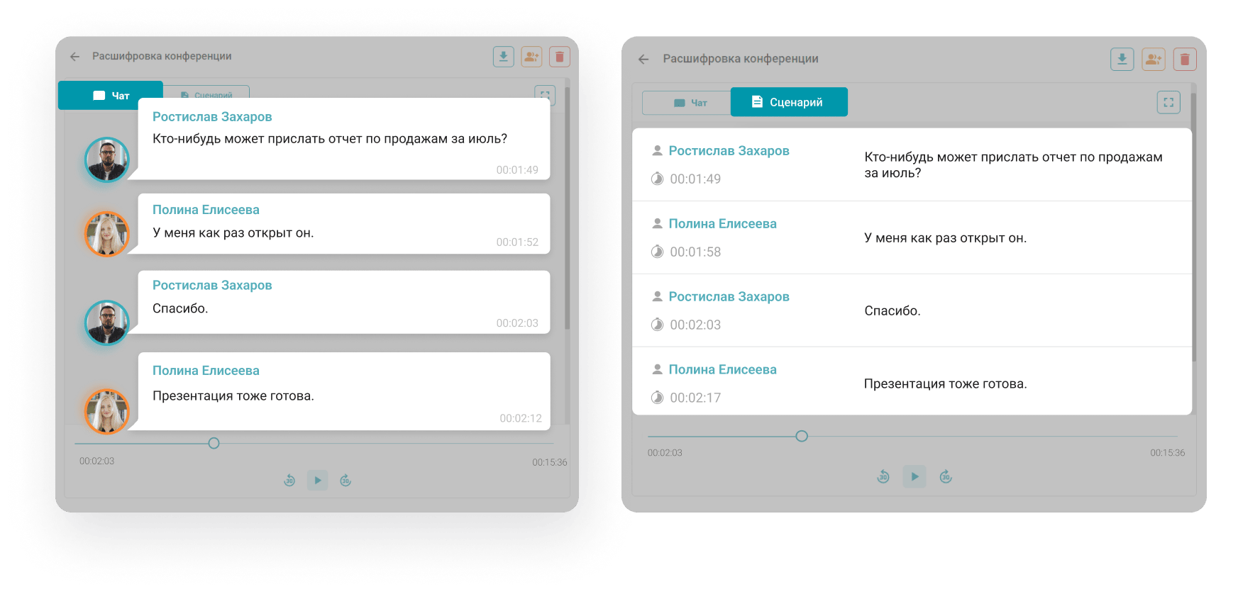 Удобный интерфейс