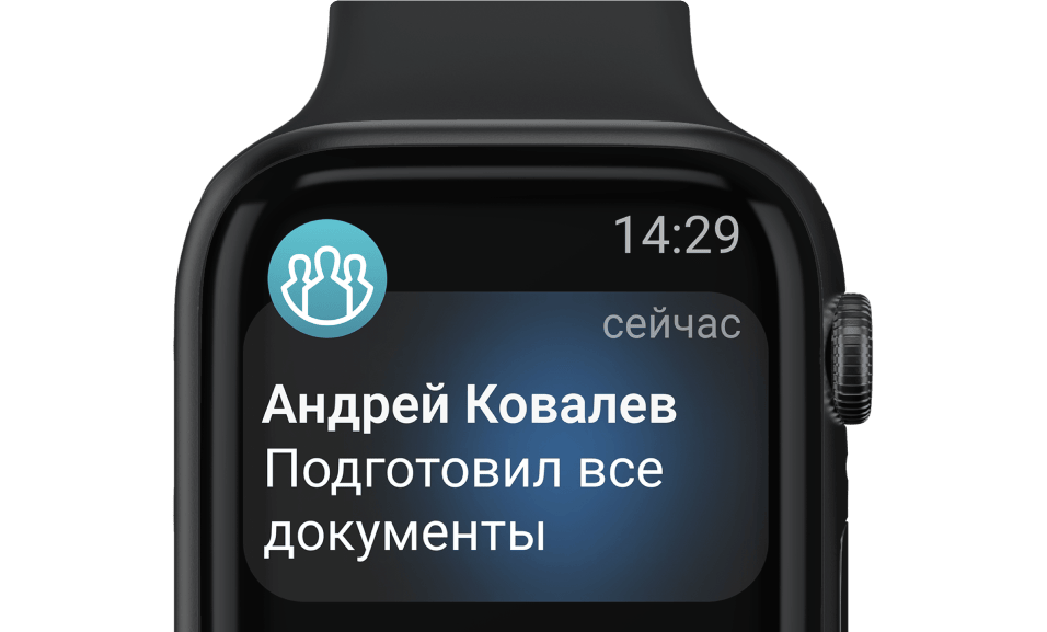 Поддержка Apple Watch