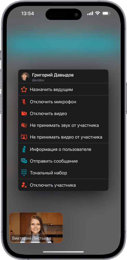 Полный контроль над общением в приложнии Труконф для iOS