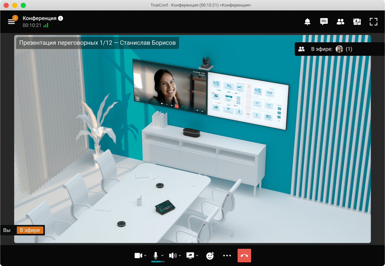Демонстрация контента