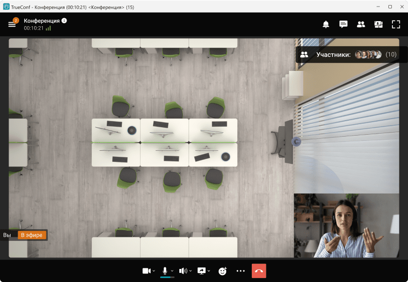 Раскладка с единственным окном