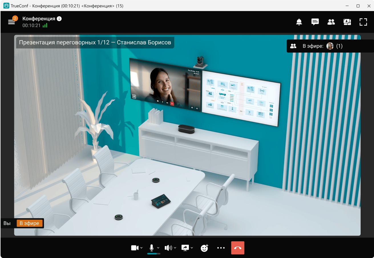 Демонстрация контента