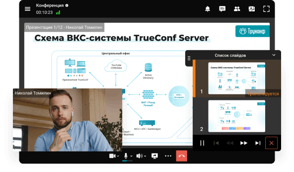 Показ презентаций