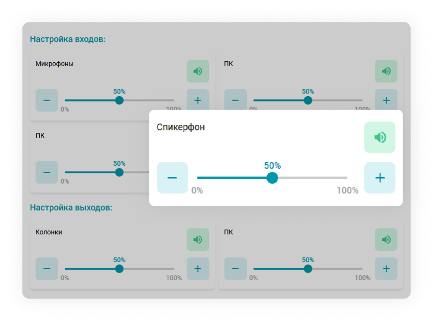 Гибкая настройка звука Гибкая настройка звука